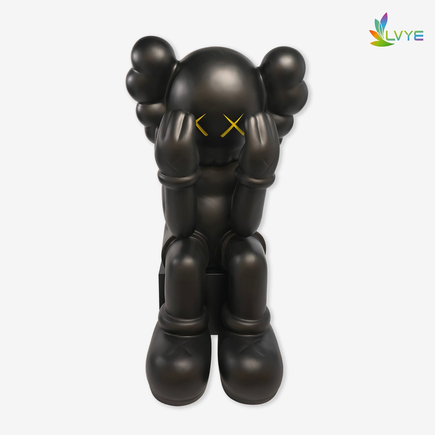 Black KAWS Life Size LVYE LIGHTING & HOME DECO