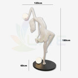 Dancing Girl Floor Lamp Sculpture