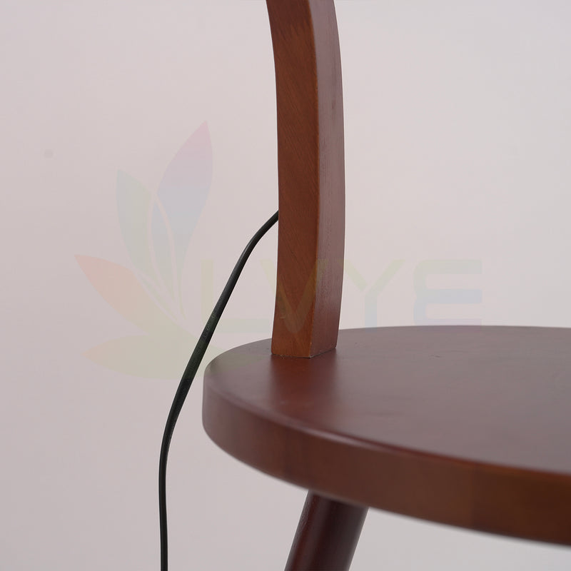 Japanese Pleated Solid Wood Floor Lamp