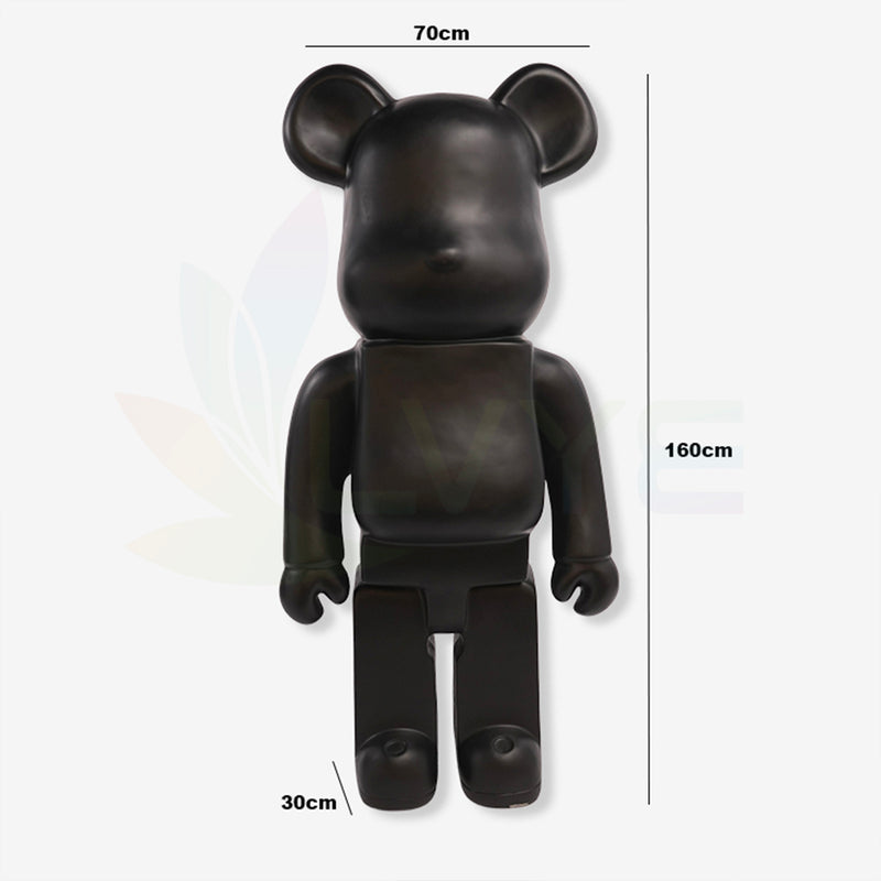 Black Bearbrick Life Size