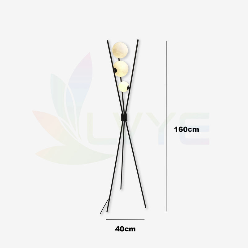 Gentre Floor Lamp Modern LED Tripod