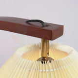 Japanese Pleated Solid Wood Floor Lamp