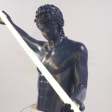 Blue Man Sculpture Table Lamp