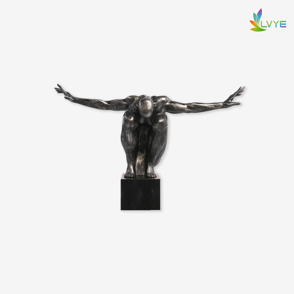 Strongwell Retro Diving Athlete Model Sculpture