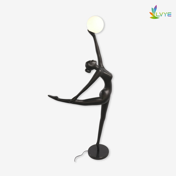 Nordic Humanoid Sculpture Floor Lamp