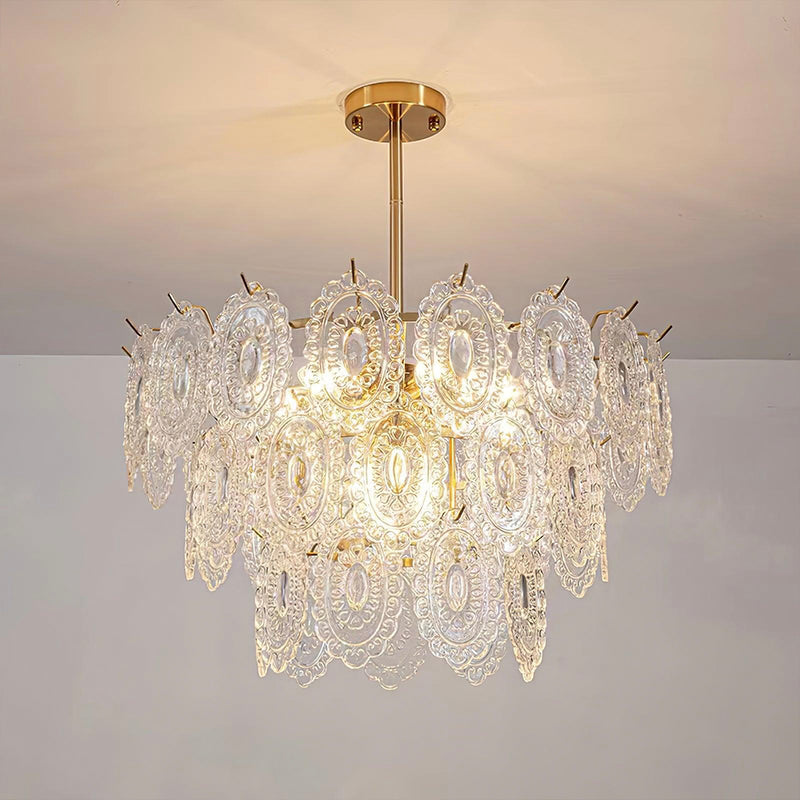 Wave Glass Chandelier